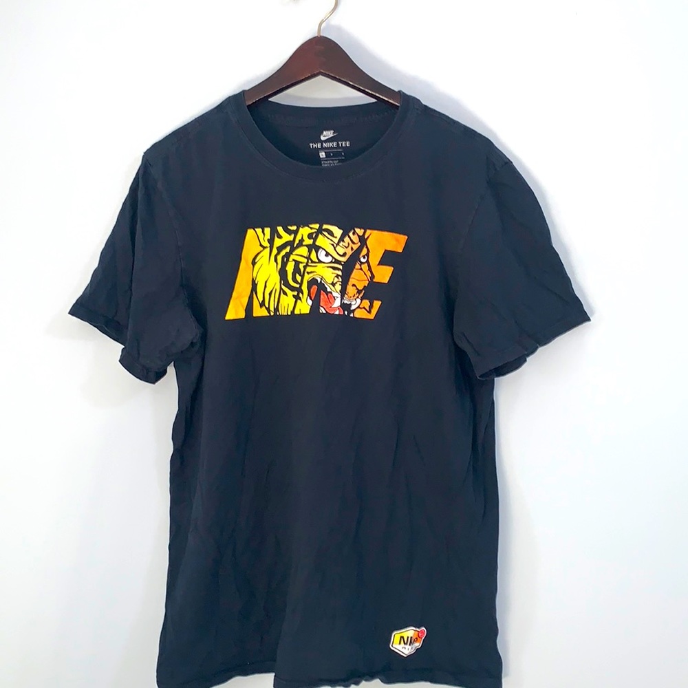 Nike Air Dri - Fit Men solid grey short sleeve tee t shirt athletic graphic L